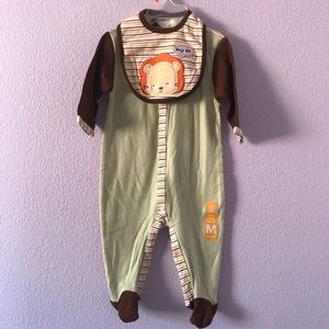 New multicolored Bon Bebe 2 pc set